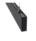 LUMINARIA LINEAL LED STUDIO COLGANTE / SOBREPUESTO NEGRO 28W 4000K 220-240V IP20 / 1126X34X100MM