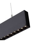 LUMINARIA LINEAL LED STUDIO COLGANTE / SOBREPUESTO NEGRO 28W 4000K 220-240V IP20 / 1126X34X100MM