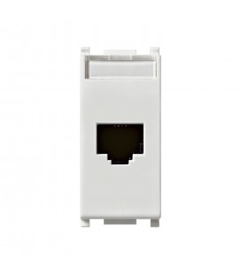 TOMA DATO VIMAR PLANA RJ45 CATEGORIA 5E 2.2X4.9CM BLANCA (14338.8)