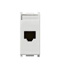 TOMA DATO VIMAR PLANA RJ45 CATEGORIA 5E 2.2X4.9CM BLANCA (14338.8)