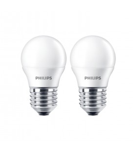 PACK 2 AMPOLLETAS PHILIPS E27 4W 3000K 350LM 220V-240V IP20