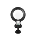 APLIQUÉ SOLAR LED STUDIO CIRCULAR MOD CON SENSOR DE MOVIMINETO 5W 5000K 450LM IP65 / Ø121X200MM