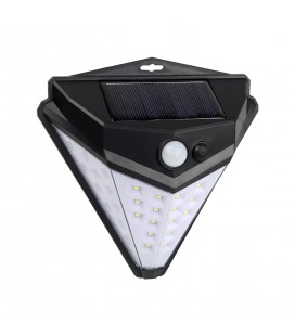 APLIQUÉ SOLAR LED STUDIO MOD T-1622 CON SENSOR DE MOVIMIENTO 55W 5000K IP65 / 160X80MM