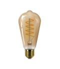 AMPOLLETA FILAMENTO PHILIPS DIMEABLE 5.5W 2000K AMBAR