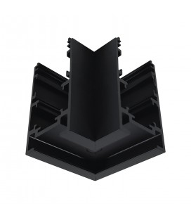 CONECTOR LED STUDIO HORIZONTAL PARA RIEL MAGNÉTICO NEGRO / 45X52MM