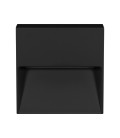 APLIQUÉ MURO SOBREPUESTO NEGRO 3W LED INTEGRADO 3000K IP54 250LM