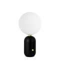 LÁMPARA DE MESA GLOBO NEGRO MATE GRANDE IP20 220V NO INCLUYE AMPOLLETA (E14) ∅250 X 480 MM