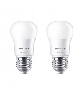 PACK 2 AMPOLLETAS PHILIPS A60 6.5W E27 3000K.