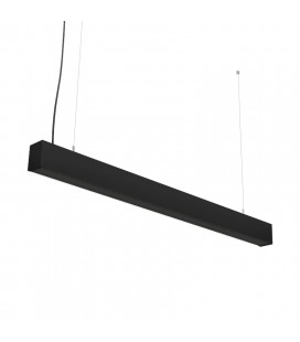 LUMINARIA LINEAL LED STUDIO COLGANTE / SOBREPUESTO UGR19 BLANCO Y PANAL NEGRO 30W 4000K 220V IP20 / 1135X62X82MM