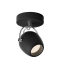 RIVANO SPOT NEGRO 4.3WX1 LED 430LM LUZ CÁLIDA 2700K