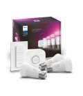 KIT PHILIPS HUE GENERACIÓN 2022 E27 MULTICOLOR + INTERRUBTOR INALÁMBRICO + BRIDGE