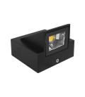 APLIQUÉ MURO LED STUDIO CONE NEGRO 5W 3000K 220V IP65 / 80X65X80MM