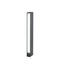 BOLLARD  DOS LINEAS  2X6W IP54 100X50X600MM 960LM GRIS OSCURO