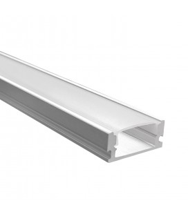 PERFIL RECTANGULAR LED STUDIO SOBREPUESTO ALUMINIO IP20 / 2000X6MM