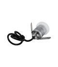 EMBUTIDO PISO/MURO REDONDO 1W 3000K TAPA ACRILICO DC12V ÁNGULO 180º Ø36X39MM CUBIERTA DE ALUMINIO IP67