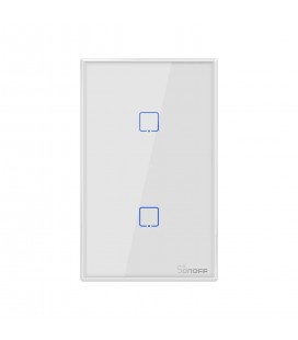 INTERRUPTOR DE PARED SONOFF DE 2 CANALES WIFI