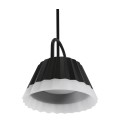 LÁMPARA COLGANTE LED STUDIO UMBRELLA NEGRO 10W 3000K 220V IP65