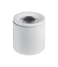 MINI PUNTO LUZ LED SOBREPUESTO 1W 3000K DIMEABLE CARCAZA BLANCA 12V ÁNGULO 60° Φ32X30MM IP42