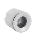 MINI PUNTO LUZ LED SOBREPUESTO 1W 3000K DIMEABLE CARCAZA BLANCA 12V ÁNGULO 60° Φ32X30MM IP42