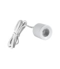 MINI PUNTO LUZ LED SOBREPUESTO 1W 3000K DIMEABLE CARCAZA BLANCA 12V ÁNGULO 60° Φ32X30MM IP42