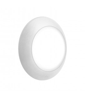 APLIQUÉ MURO/CIELO BERTINA BLANCO CIRCULAR 10W 3000K IP66 220V POLICARBONATO