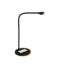 LÁMPARA DE MESA LED STUDIO CARGADOR NEGRO 3W 2700K 220V IP20 / Ø190X530MM