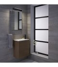 APLIQUE PARA ESPEJO BAÑO 5W GRIS OSCURO 3000K 400*45*98 - IP44 EPISTAR LED