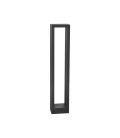 BOLLARD LED STUDIO RECTANGULAR GRIS OSCURO 10W 3000K 546LM 220V IP65 / 120X82X600MM