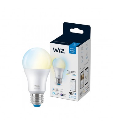 AMPOLLETA WIZ LED WIFI A60 9W E27 BLANCO DIMERIZABLE 220V 2700k A 6500K