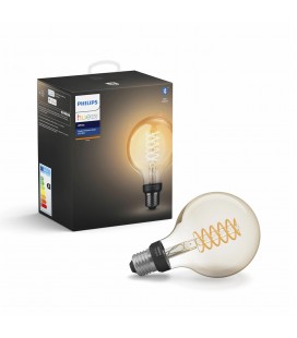 AMPOLLETA FILAMENTO PHILIPS HUE XW FIL G93 E27 EUR 7W 2100K 550LM IP20