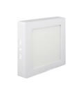 Plafón Sobrepuesto Cuadrado Blanco 12w 5500k 120º Ip20