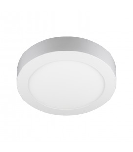 Plafón Sobrepuesto Redondo Blanco 12w Led Integrado 4300k