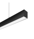 LUMINARIA KIT "Y "LINEAL COLGANTE O SOBREPUESTO NEGRO MATE 3000K / 120w / 3X1800X60X80MM /IP20