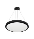 PLAFÓN COLGANTE O SOBREPUESTO LED STUDIO SLIM 48W LUZ NEUTRA NEGRO