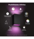 APLIQUÉ PHILIPS HUE BIFOCAL RESONATE COLOR 8W LUZ RGB CÁLIDO A FRÍO IP44