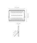 Proyector De Área Flat 70w 3000k 6300lm