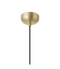 LÁMPARA COLGANTE GLOBO ORO MATE SMALL IP20 220V NO INCLUYE AMPOLLETA (E14) ∅200 X 425 MM