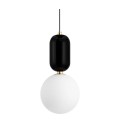 LÁMPARA COLGANTE GLOBO NEGRO MATE SMALL IP20 220V NO INCLUYE AMPOLLETA (E14) ∅200 X 425 MM