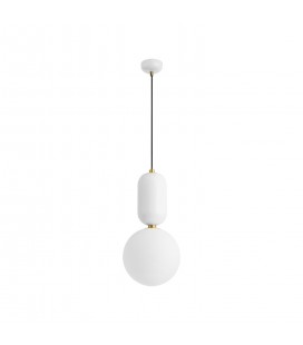 LÁMPARA COLGANTE GLOBO BLANCO MATE SMALL IP20 220V NO INCLUYE AMPOLLETA ∅200*H425