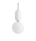 LÁMPARA COLGANTE GLOBO BLANCO MATE SMALL IP20 220V NO INCLUYE AMPOLLETA ∅200*H425