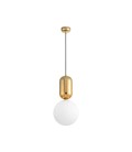 LÁMPARA COLGANTE GLOBO ORO SMALL IP20 220V NO INCLUYE AMPOLLETA (E14) ∅200 X 425 MM