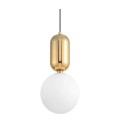 LÁMPARA COLGANTE GLOBO ORO SMALL IP20 220V NO INCLUYE AMPOLLETA (E14) ∅200 X 425 MM