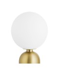 LÁMPARA DE MESA GLOBO ORO MATE SMALL IP20 220V NO INCLUYE AMPOLLETA (E14) ∅200 X 395 MM