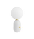 LÁMPARA DE MESA GLOBO BLANCO MATE SMALL IP20 220V NO INCLUYE AMPOLLETA (E14) ∅200*H395