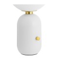 LÁMPARA DE MESA GLOBO BLANCO MATE SMALL IP20 220V NO INCLUYE AMPOLLETA (E14) ∅200*H395