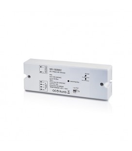 DIMMER SWITCH TRIAC RF AC , 2 CANALES x1,2A MAX SERIE 1009