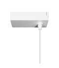 LÁMPARA COLGANTE RIEL AMAPOLA BLANCA PARA GU10 ( NO INCLUYE AMPOLLETA) DIAMETRO 90X1650MM IP20