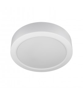 PLAFÓN SOBREPUESTO / EMBUTIDO SLIM LED STUDIO REDONDO 24W LUZ CÁLIDA IP54 BLANCO