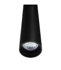 COLGANTE TUBULAR LED 7W 3000K TRIAC CARCAZA NEGRO IP20 220V