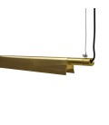 LÁMPARA COLGANTE 24W 3000K ORO 1200MM IP20